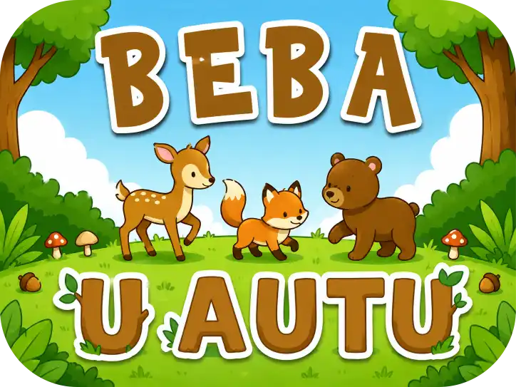 Magnetna Naljepnica za Auto – Vesela Šumska Ekipa Magnetna naljepnica za auto, vesela šumska ekipa, Stickerai